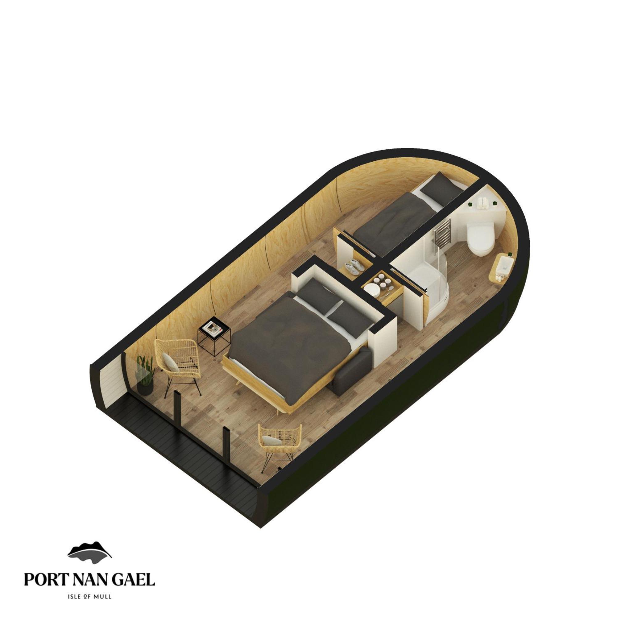Port Nan Gael Pods Vila Pennyghael Exterior foto