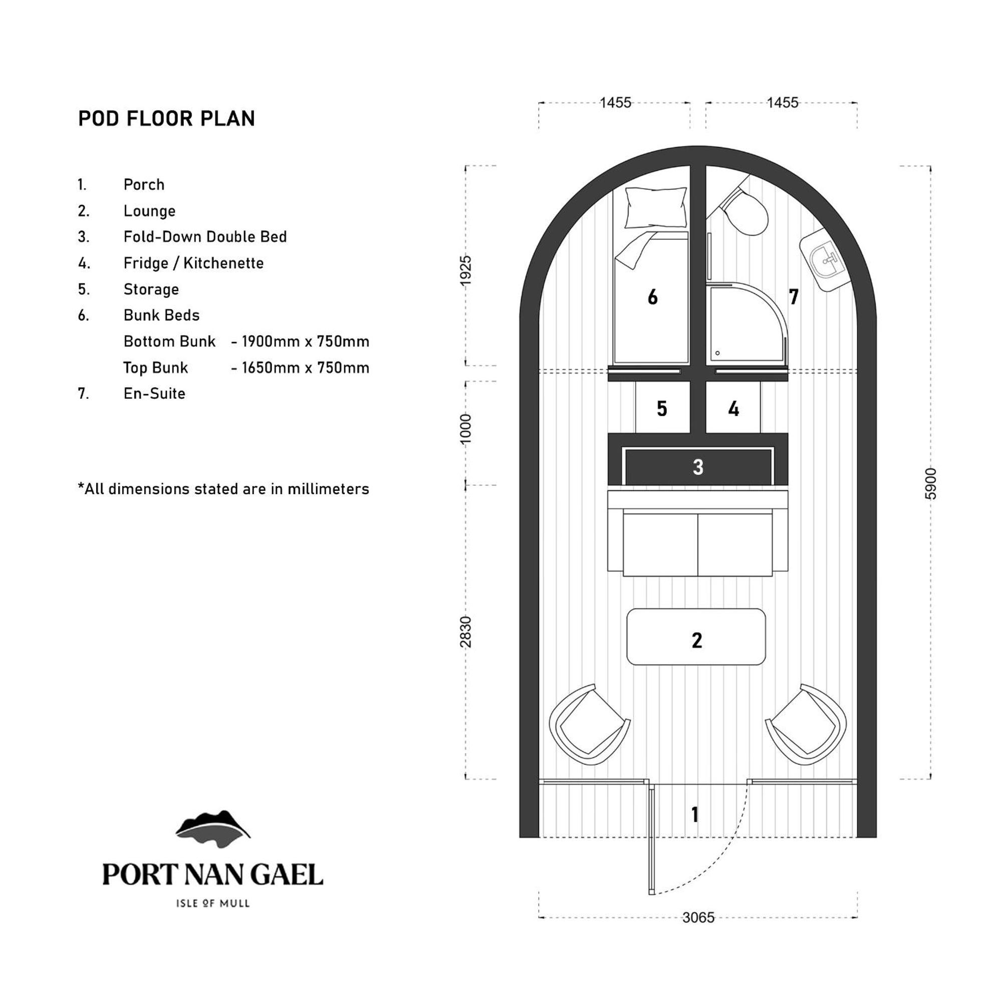 Port Nan Gael Pods Vila Pennyghael Exterior foto
